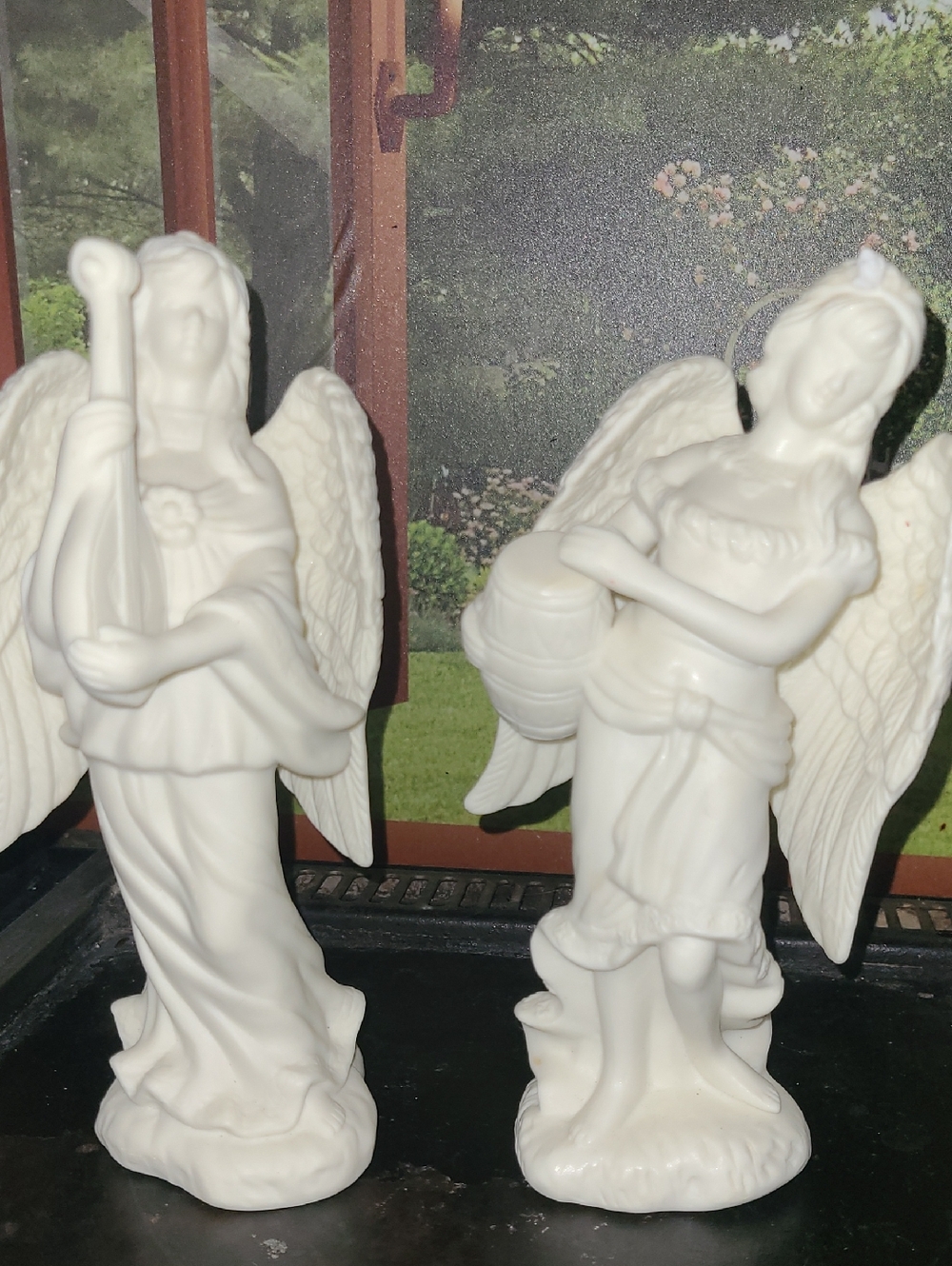 Angel Figurines Ceramic Decorative Home Accent